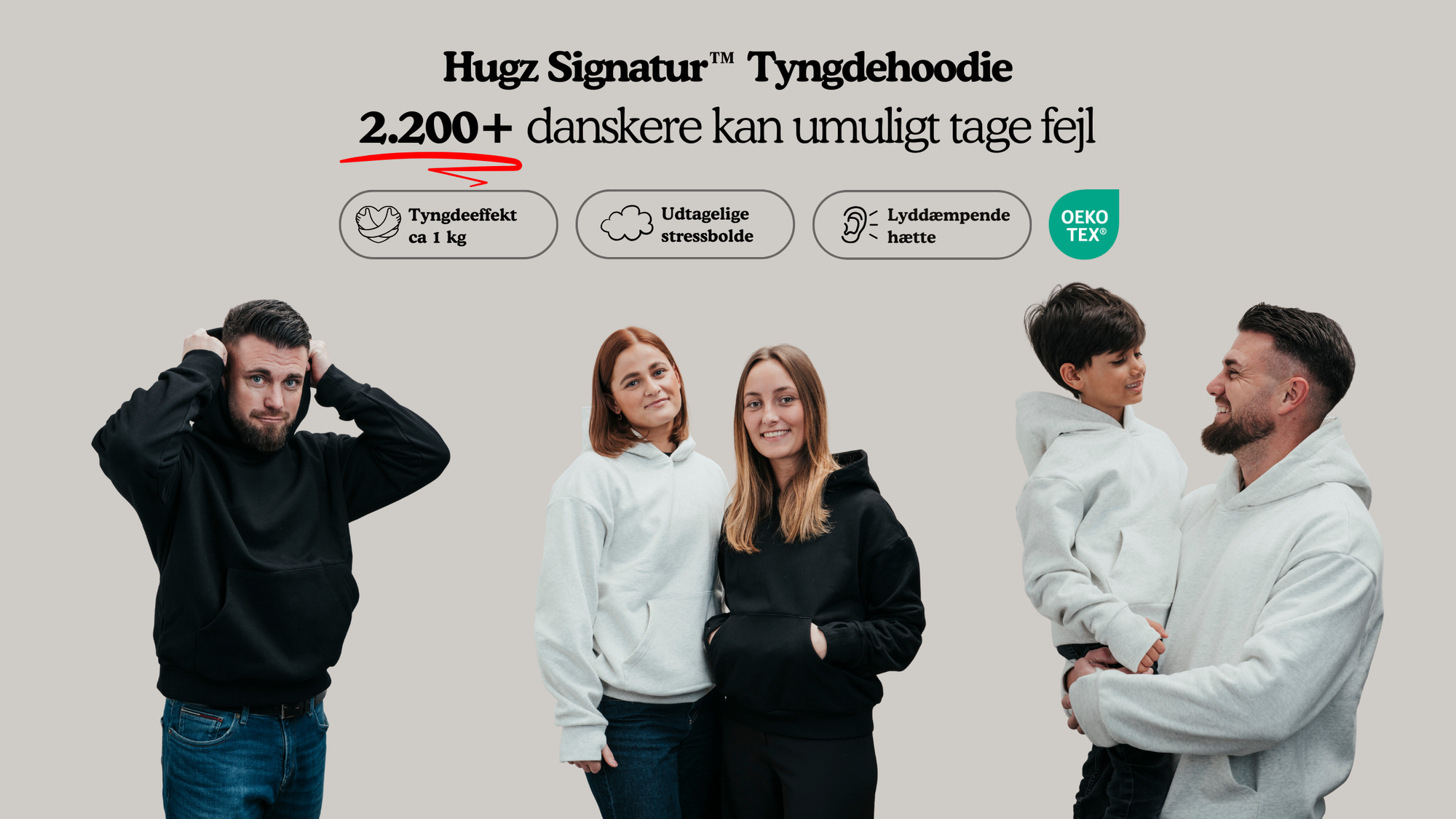 Hugz Signatur Tyngdhoodie™