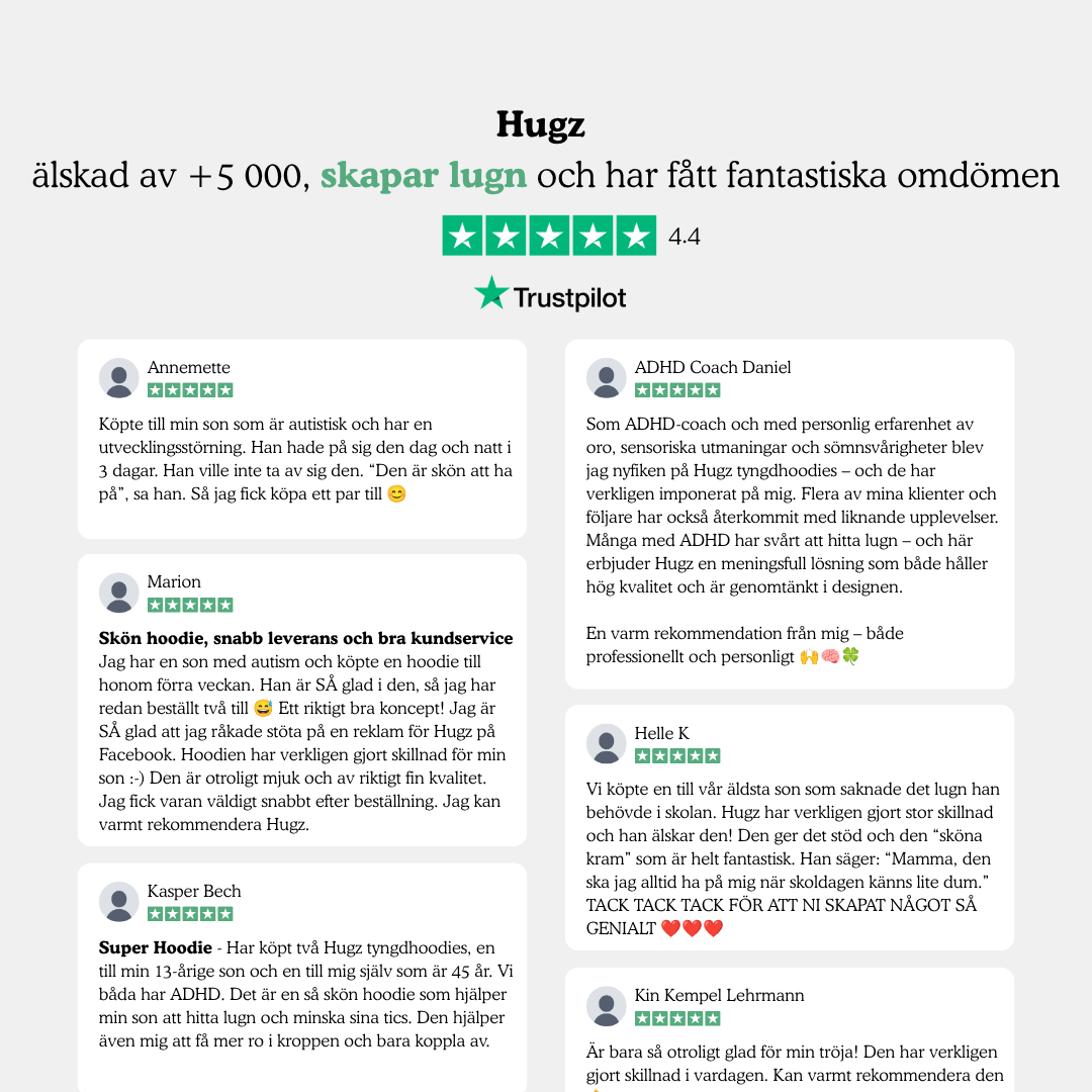 Hugz Sensorisk T-shirt – BARN